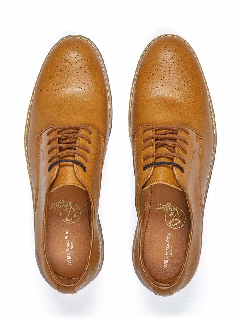 Will's Shoes Men's Signature Vegan Leather Brogues | Multiple Colours 10 Will's Shoes Men's Signature Vegan Leather Brogues | Multiple Colours