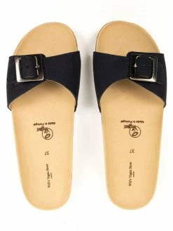 Will's Women's Single Strap Vegan Suede Footbed Sandals | Multiple Colours