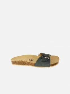 Will's Women's Single Strap Vegan Suede Footbed Sandals | Multiple Colours