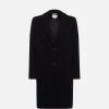 Will's Clothing Women's Structured Vegan Wool Coat | Black 2 Will's Clothing Women's Structured Vegan Wool Coat | Black
