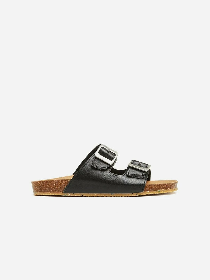 Will's Shoes Women's Two Strap Vegan Leather Footbed Sandals | Multiple Colours 10 Will's Shoes Women's Two Strap Vegan Leather Footbed Sandals | Multiple Colours