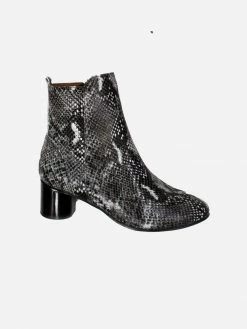 Will's Women's Vegan Leather Ankle Boots | Snake Print Shoes