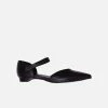 Will's Women's Vegan Leather Point Toe Flats | Black