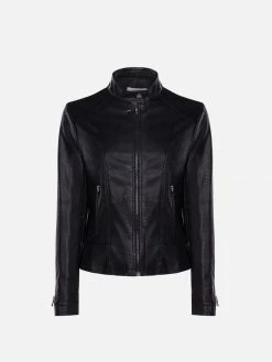Will's Women's Vegan Leather Racer Jacket | Multiple Colours Clothing