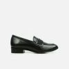 Will's Women's Vegan Leather Ribbon Loafers | Black
