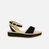 Will's Shoes Women's Vegan Suede Sandals | Black 1 Will's Shoes Women's Vegan Suede Sandals | Black