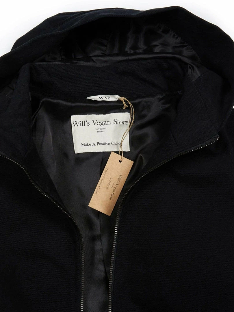 Will's Clothing Women's Vegan Wool Hooded Coat | Multiple Colours 5 Will's Clothing Women's Vegan Wool Hooded Coat | Multiple Colours