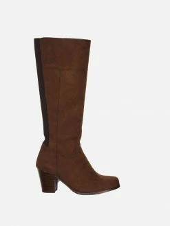 Will's Women's Heeled Vegan Suede Knee High Boots | Multiple Colours Shoes