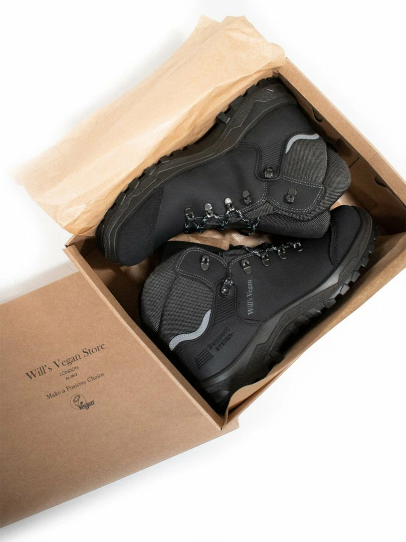 Will's Shoes Women's WVSport Vegan S3 SRC Safety Work Boots | Black 9 Will's Shoes Women's WVSport Vegan S3 SRC Safety Work Boots | Black