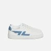 Zeta Shoes Alpha Grape Leather Vegan Trainers | Blue